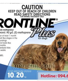 thuốc nhỏ gáy cho chó Frontline từ 10 – 20kg